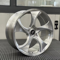 Jantes concaves à 5 branches en aluminium forgé 6061-T6 poli Yufei 20x9.5J 5x114.3 pour Tesla Model Y Performance AWD
