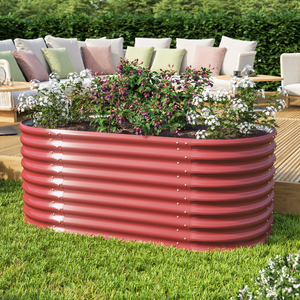 Kit letto rialzato in metallo da giardino all'aperto - Product Image 3