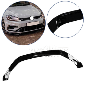 Parti Auto in ABS Effetto Fibra di Carbonio, Set Completo Spoiler Paraurti Anteriore Tipo <span class=keywords><strong>MAX</strong></span> per VW Volkswagen Golf 7 Mk7 VII - Product Image 1