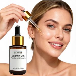 Suero Antienvejecimiento de 30 ml con Vitamina C+E y Ácido Ferúlico, Enzimas Reparadoras del ADN y Antioxidantes |   Reduce las Arrugas, las Líneas Finas y Aclara <span class=keywords><strong>la</strong></span> <span class=keywords><strong>Piel</strong></span> - Product Image 1