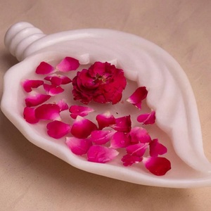 Premium White Marble Bowl Religious Style Decorative Centerpiece Polished <b>Stone</b> Craft from Manufacturer for Home & Gifts - Product Image 1