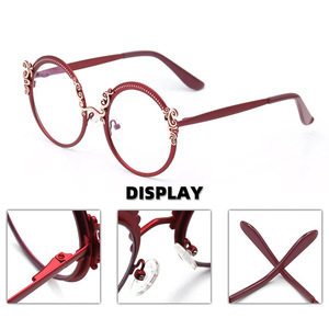 Venta al por Mayor de Monturas Ópticas Redondas, Gafas de Estilo Vintage para Mujer, Lentes Graduadas para Miopía e Hipermetropía - Product Image 2