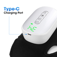 Masajeador de pies con compresión de aire inalámbrico Phenitech, bota de masaje térmica recargable por USB con calefacción para tobillo