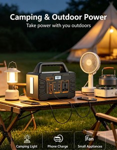 Station d'alimentation solaire portable 150W, batterie LiFePO4, alimentation de secours d'urgence, lampe torche, onde sinusoïdale pure, capacité 108Wh - Product Image 5