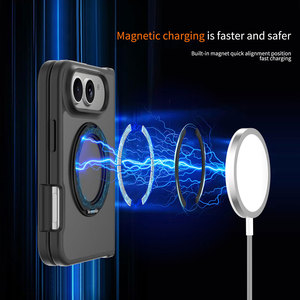 Funda Rígida Magnética Mate de 900gf para <span class=keywords><strong>iPhone</strong></span> 18 Fold con Soporte Giratorio de 360° y Protección Contra Impactos, ODM OEM - Product Image 4