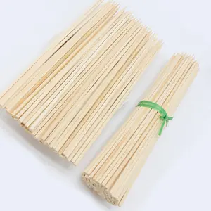 A Grade Disposable BBQ Meat Fruits Long Square Bamboo Sticks