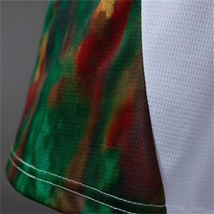 热销男女通用足球球衣球迷版足球衫透气速干100%涤纶短袖OEM团队足球服 - Product Image 3