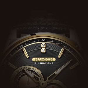 1Customized Luxury Stainless Steel Miyota <b>Automatic</b> Mechanical Water Resistant <b>Chronograph</b> Men's Watch Pointer Dial 20mm Band - Product Image 4