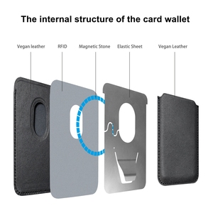 Oem RFID phân hủy sinh học thuần chay sợi ID chủ sở hữu thẻ ví từ trường hợp điện thoại di động Trường hợp đối với <span class=keywords><strong>iPhone</strong></span> 13 cho <span class=keywords><strong>Iphone</strong></span> 12 - Product Image 3