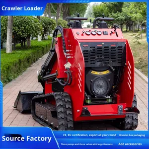 घरेलू बागानों के लिए साल भर के निर्यात छोटे डीजल इंजन क्रॉलर स्किड स्टीड लोडर - Product Image 4