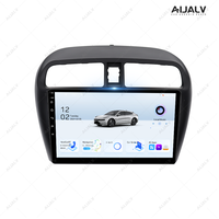 Penjualan Panas Bingkai Pemutar DVD Mobil Universal 9 inci untuk Mitsubishi Mirage Spacestar Attrage 2012-2018 Panel Navigasi Suku Cadang Mobil
