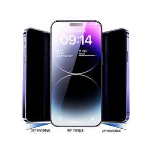 Protector de Pantalla de Vidrio Templado con Privacidad de 25 Grados y Protección ESD 9H para <span class=keywords><strong>iPhone</strong></span> 11, 14, 13, 12, 15 Pro Max - Product Image 3