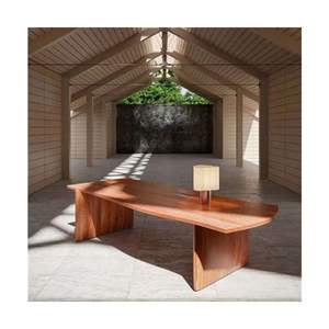 <span class=keywords><strong>Tavolo</strong></span> da Caffè e da Pranzo in Pietra Naturale di Lusso in Travertino <span class=keywords><strong>Rosso</strong></span>, Forma Personalizzabile in Granito e <span class=keywords><strong>Marmo</strong></span> per Soggiorno - Product Image 2