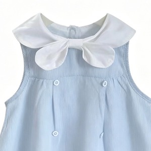 Vestito Primaverile di Alta Qualità per Bambine, 100% Cotone Traspirante, Senza Maniche, Leggero, Nuovo Stile - Product Image 2