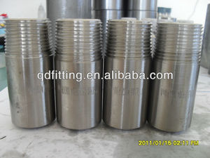 Đen đúc ống lắp 1/2 "Ống núm vú với NPT chủ đề trên đầu - Product Image 6