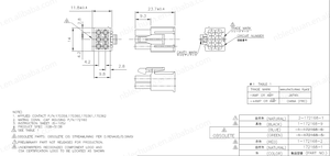 ขั้วต่อสายไฟแบบมินิอเนกประสงค์ LECHUAN Power 172159-1H รุ่น <span class=keywords><strong>Mate</strong></span>-<span class=keywords><strong>N</strong></span>-<span class=keywords><strong>Lok</strong></span> แบบสายต่อสาย ตัวรับสายไฟแบบ Centerline Housing - Product Image 4