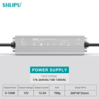 Alimentation électrique étanche IP67, driver LED à tension constante, alimentation LED DC 12V 24V 48V, prise AC personnalisée pour signalétique