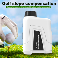 Télémètre laser de golf professionnel INORM LA 1000 avec objectif 6X, rechargeable Type-C, fonction Pin Lock, vibration et compensation de pente, portée 1500m