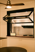 Ventanas Plegables de Aluminio con Apertura Vertical y Vidrio Templado Resistente a Huracanes, Gran Venta
