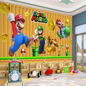 วอลเปเปอร์พื้นหลังห้องเกมซูเปอร์มาริโอตกแต่งบ้านหรูหรา - Product Image 3