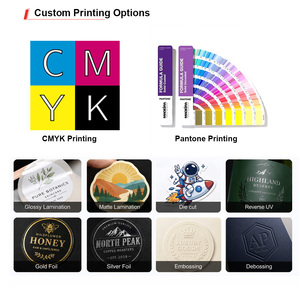 Custom Packaging <strong>Stickers</strong> Waterproof Self Adhesive Gold Foil Roll Custom Packaging Date <strong>Spread</strong> Jar <strong>Stickers</strong> - Product Image 3
