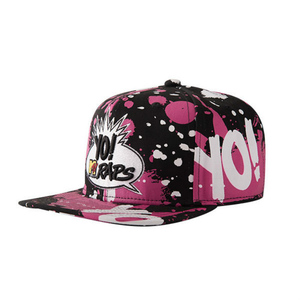 หมวกฮิ<span class=keywords><strong>ป</strong></span>ฮอ<span class=keywords><strong>ป</strong></span>สตรีทแบบสแนปแบ็ค<span class=keywords><strong>ป</strong></span>ักโลโก้ที่<span class=keywords><strong>ป</strong></span>ีกหมวก ลายใบไม้เขตร้อน ทำจากผ้าเจอร์ซีย์สำหรับการแสดง - Product Image 3