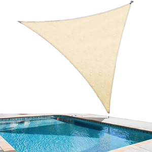 Custom Heavy-Duty Beige HDPE telo parasole UV per Patio esterno giardino piscina tessuto tecnica poliestere confezionato rotolo - Product Image 1