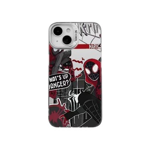 Nuova Moda <span class=keywords><strong>Cover</strong></span> per <span class=keywords><strong>iPhone</strong></span> con Etichetta <span class=keywords><strong>Rossa</strong></span> Spider-Man, Tecnologia IMD, Colore Argento, per <span class=keywords><strong>iPhone</strong></span> <span class=keywords><strong>11</strong></span> 12 13 14 15 16 Promax, Accessori per Telefono - Product Image 5