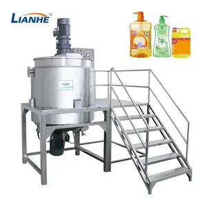 Full Production Line Detergent/Liquid Soap/Shampoo/Shower gel Making Pot Cosmetic production Machine Line