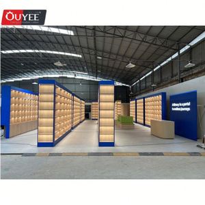 Estante de exhibición de tienda de libros, muebles de decoración de habitación de biblioteca de gama alta, estantes de libros, muebles de biblioteca de madera, estantería de biblioteca de madera - Product Image 3