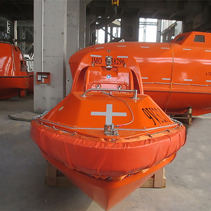 Bateau rapide SOLAS de 580 cm en fibre de verre ignifuge orange pour 6 à 15 personnes - Product Image 3