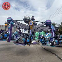 Manège Twister Spinning Ride à 12 bras et 24 sièges, chaise volante, équipement de parc d'attractions, équipement de fête foraine, divertissement familial pour enfants