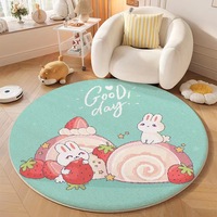 Tapis rond imprimé Animal mignon Offre Spéciale conçu doux bébé Tumbling ramper tapis mousse à mémoire de forme bas Pile bébé tapis de sol