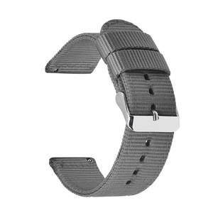 <span class=keywords><strong>Bracelet</strong></span> de montre en toile de nylon 18mm 20mm 22mm 24mm pour Samsung Galaxy Watch 42mm 46mm Active 2 <span class=keywords><strong>Gear</strong></span> <span class=keywords><strong>S2</strong></span> S3 Amazfit <span class=keywords><strong>Bracelet</strong></span> Band - Product Image 4