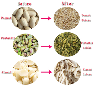 Multifunctional Durable Easy Operation Raw Cashew <b>Nuts</b> Cutter <b>Nut</b>/Peanut Strip Cutting <b>Machine</b> For Wholesales - Product Image 4