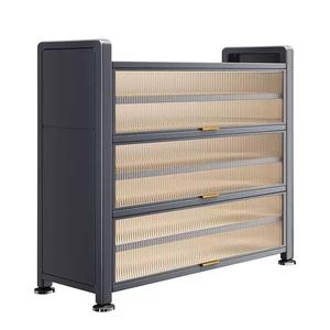 Meuble d'entrée design moderne pour la maison <span class=keywords><strong>Casier</strong></span> de rangement en acier durable et imperméable à grande capacité multicouche Armoire à <span class=keywords><strong>chaussures</strong></span> - Product Image 4