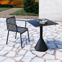 Internet célébrité balcon petite table et chaise combinaison cour extérieure café lait thé boutique bar simple fer loisirs table