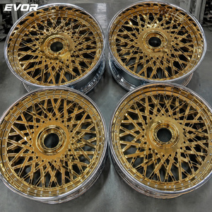 ล้อแม็<span class=keywords><strong>ก</strong></span>ซ์ EVOR <span class=keywords><strong>ขอบ</strong></span>โครเมียมสีทอง ดีไซน์สั่งทำพิเศษ โครงสร้างสองชิ้น <span class=keywords><strong>ขอบ</strong></span>ฟอร์จ 5x127 - Product Image 3