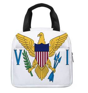 Bolsa Térmica Personalizada con la Bandera de San Vicente y las Granadinas, Bolsa de Almuerzo Aislada, Bolsa Refrigeradora Sellada, Aislamiento Térmico Portátil de Papel de Aluminio - Product Image 6