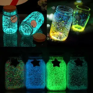 Luminous Sand Glow In Dark Pebbles Stone Home Garden Outdoor Path Lawn Decoration Fish Tank Aquarium Decor 3-5mm