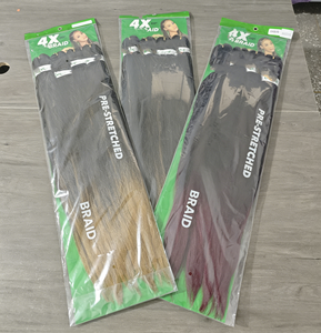 <span class=keywords><strong>Cabello</strong></span> Trenzado Preestirado <span class=keywords><strong>de</strong></span> 60 Pulgadas y 300g, Aspecto Natural, Trama Simple, <span class=keywords><strong>Cabello</strong></span> <span class=keywords><strong>de</strong></span> Crochet, Apto para Mujeres <span class=keywords><strong>de</strong></span> Todas las Edades, Precio <span class=keywords><strong>de</strong></span> Fábrica - Product Image 3