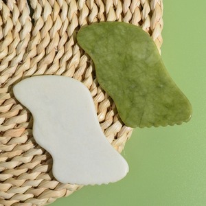 Jade Phoenix Gua Sha <span class=keywords><strong>Pierre</strong></span> de jade vert chinois, ascenseurs et souffles <span class=keywords><strong>Sculpteur</strong></span> de visage naturel - Product Image 2