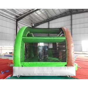 Château gonflable commercial dinosaure avec toboggan, combo extérieur écologique, garantie 3 ans, pour <span class=keywords><strong>anniversaire</strong></span> d'enfants - Product Image 4