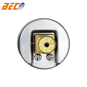 -60kpa-0 Manomètre à vide Cadran <span class=keywords><strong>de</strong></span> 40mm Taille 304 Boîtier en acier inoxydable 1/4 "R Montage central arrière avec tube Bourdon Haute précision - Product Image 6