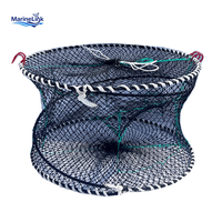 Piège à crabes de haute qualité en HDPE, piège à ressort 45*20cm, cage de pêche pliable pour homards