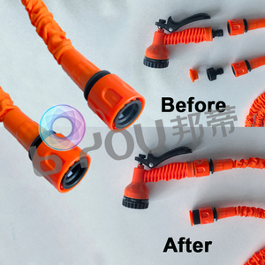 Tuyau d'arrosage flexible et extensible de 25 à 250 pieds, directement de l'usine, pour lavage de voitures, jardin, cour, pelouse, terrasse - Product Image 4