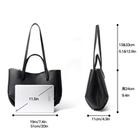 Fabricant de sac fourre-tout marques OEM dames mode grande main en cuir véritable sac fourre-tout à bandoulière pour les femmes