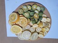 Fabriekslevering FD Watergeconserveerde Gesneden Groene/Gele Kumquat 100% Verse Fruitthee Zure Smaak Openluchtgekweekt