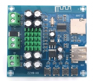 Placa de Amplificadores XH-M422 TPA3116D2 con Reproductor Integrado de Disco U y TF, Doble Canal 50W*2, DC12V-24V - Product Image 4