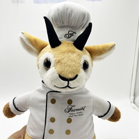 Mascotte personnalisée de cerf peluches peluches jouets de renne